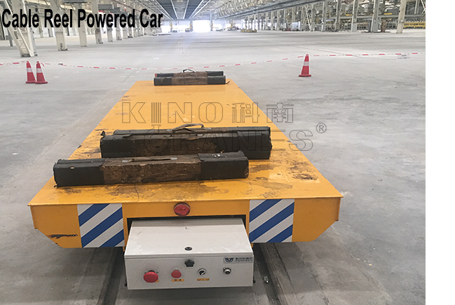 Customizable Industrial Battery Powered Rail Electric Steel Coil Transfer Cart