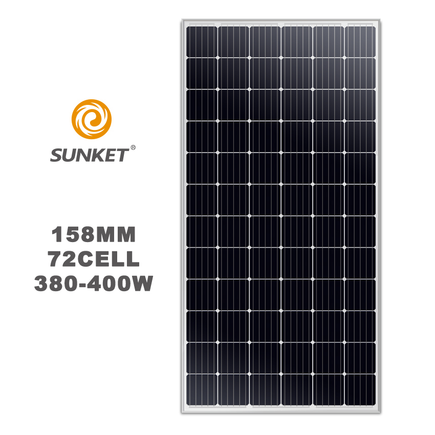 Monokristallines 380W Solarpanel für den Heimgebrauch