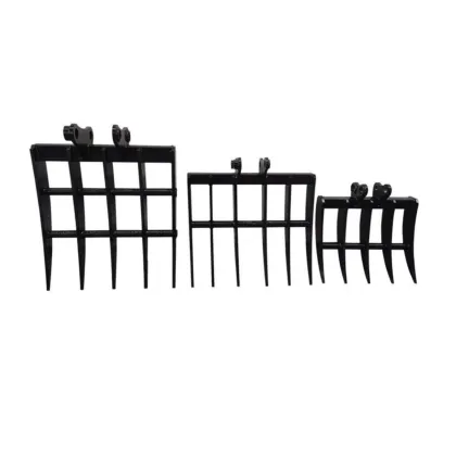 OEM Manufacturer Factory: High-Quality Excavator Landscape Rakes and Root Rakes for Hitachi, Caterpillar (Cat), and Other Brands