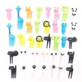 36Pcs Lovely Animal Food Fruit Forks Snack Dessert Forks Food Picks Bento Accessories Kitchen Utensils Lunch Decor 30DEC04