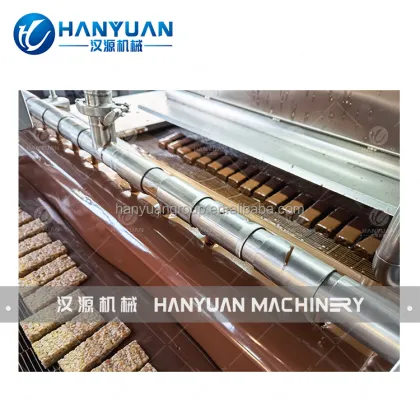 Chocolate Coating Machine for Protein Bars