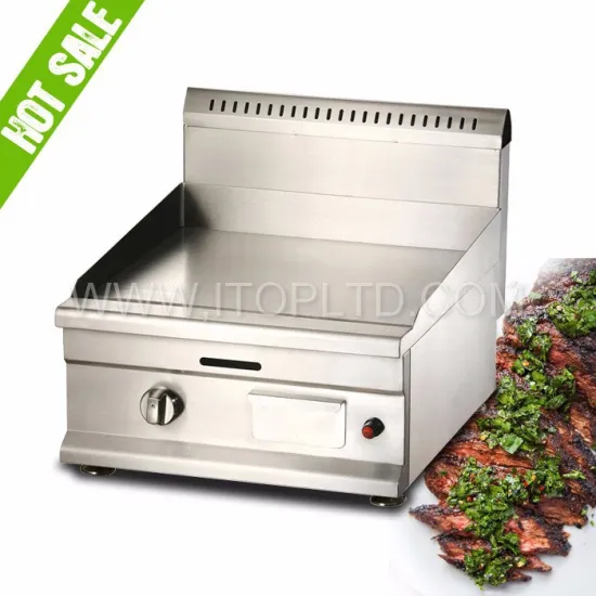 All flat all stainless steel counter top gas camping griddles