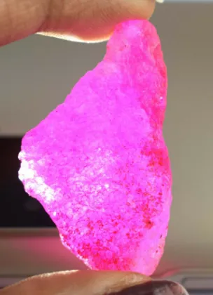 Luxurious Lab-Created Hot Pink Sapphire Gemstones with Mohs 9 Hardness