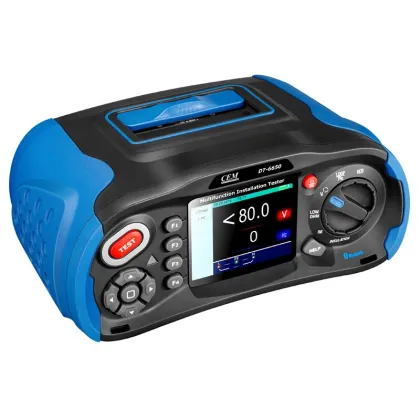 CEM DT-6650 Multifunction Electrical Tester - Ground Resistance Loop Insulation Tester