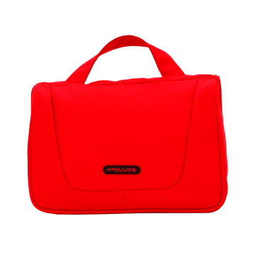 Röd enkel fast färg mors handväska