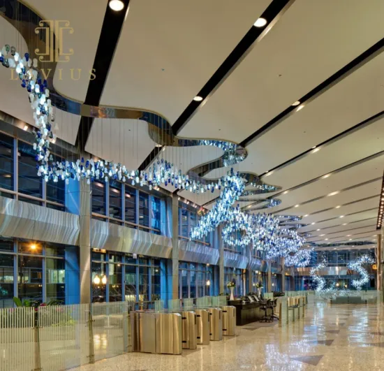 Custom large chandelier for shopping malls