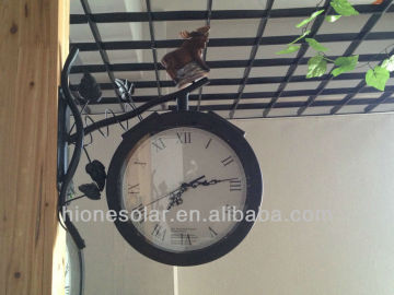 Spring Outdoor Solar Powered LEDs Solar Clock Solar Light