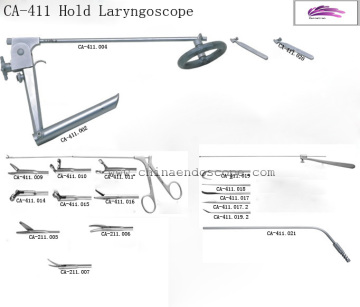 hold laryngoscope