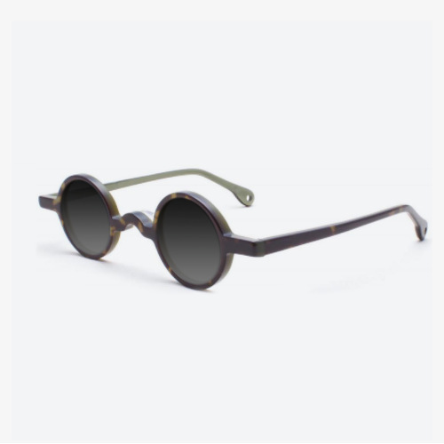 Small Acetate Eyeglasses Placa Degradada Demasiado Gafas Manufactory