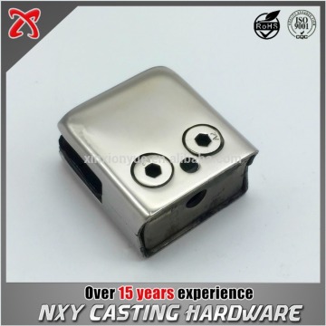 Cheap price stainless steel glass railing clamp for glass wall