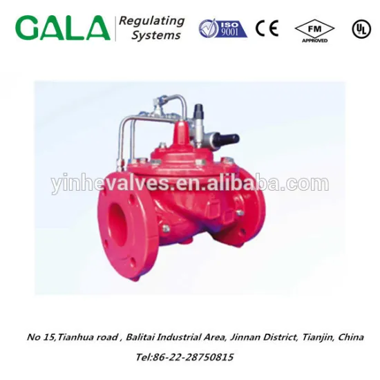 2015 hot sale Automatical Control Pressure Sustaining/Relief Valve