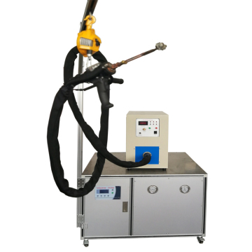 leverancier van industriële metalen verwarmingsmachines, inductiewarmtebehandelingslijn voor draad, inductieverwarmingsmachine 30 kW, inductieverwarmingssysteem met koelmachine