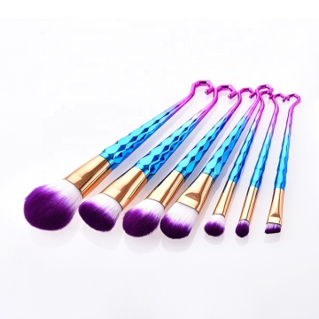 Hakenform 7-teiliges Make-up-Pinsel-Set