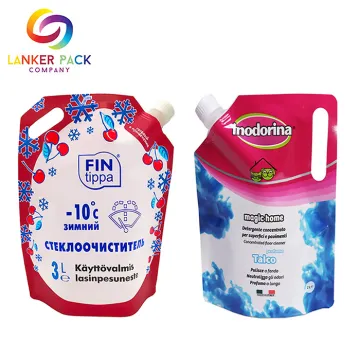 Top Custom Doypack Drink Pouch With Spout Packaging