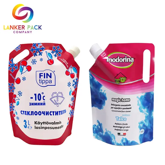 Top Custom Doypack Drink Pouch With Spout Packaging