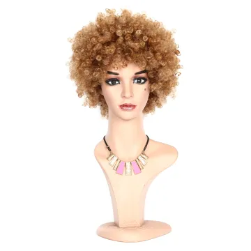 Wholesale High Quality Artificial Cosplay Short Bang wavy Synthetic Wigs Adjustable Heat Resistant Natural For Black Women
