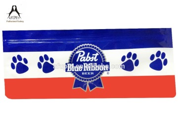 Folding pet bowl plastic pet drinking zipper bag for sale