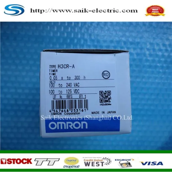 Omron Timer H3CR-A 0.05s to 300h 100 to 240VAC 100 to 125VDC