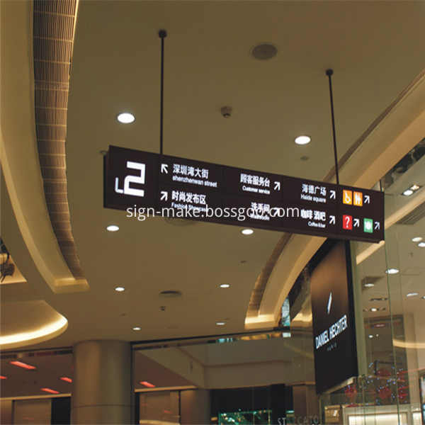 Hanging Direction Sign