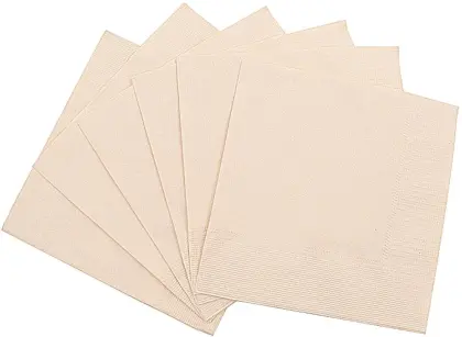 1ply bamboo cocktail napkin