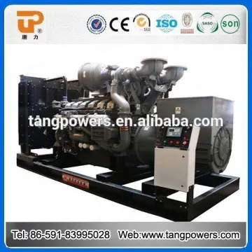 Portable diesel silent generator set powered by UK engine