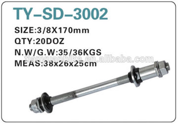 BICYCLE/BIKE PARTS FRONT OR REAR HUB SPINDLE