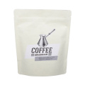 Bolsas Kraft de aluminio blanco Válvula unidireccional de café