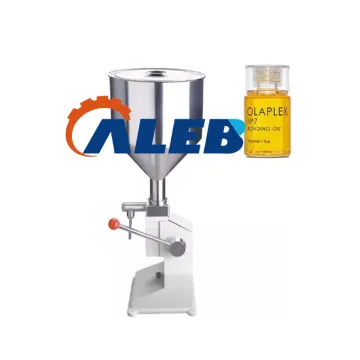 Manual Liquid Filling Machine for Juice, Cream, and Oil in Small Bottles