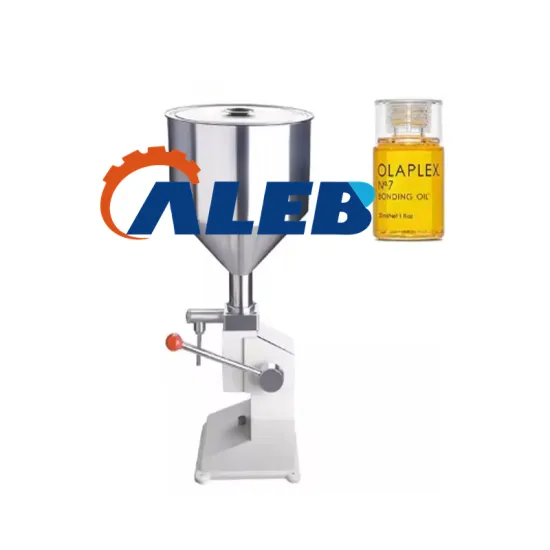 Manual Liquid Filling Machine for Juice, Cream, and Oil in Small Bottles
