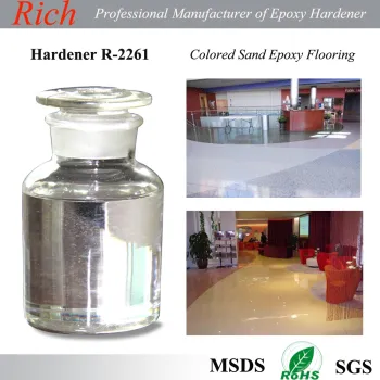 Color Sand Epoxy Flooring Coating Curing Agent, Modified Cycloaliphatic Amine Solvent Free Type Epoxy Hardener R-2261