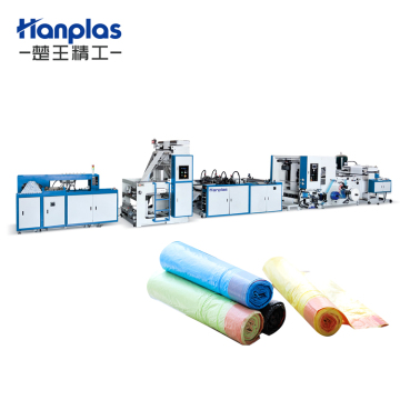 HP-RD PE PP Hanplas Interleaved Draw Tape Rolling Perforated Plastic Garbage Bag Making Machine" could be simplified to:

"Plastic Garbage Bag Making Machine - HP-RD PE PP Hanplas