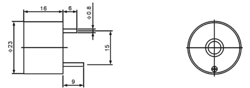 23x16mm Piezoelectric Buzzer 12V 3500Hz 90dB 15mA