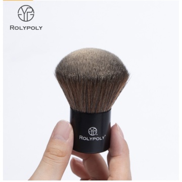 Couleur personnalisée Logo Brosse de makup simple noir