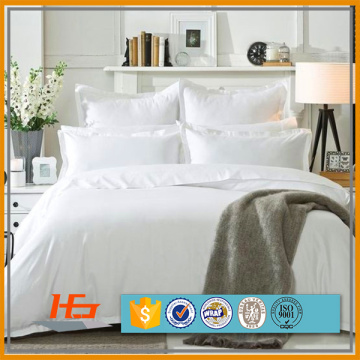 Hotel Bed Linen White 100% Cotton Percale Bedding Set King Size