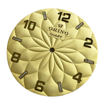 Patrón de flores estampado Dial de reloj para el reloj del hombre