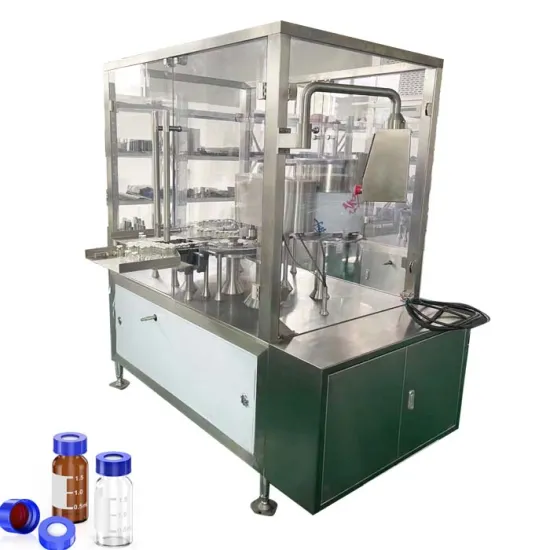 Small Tube Labeling and Capping Machine for Airtight Vials