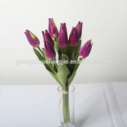 SJ10131023 fake tulip flowers wedding bouquet tulip