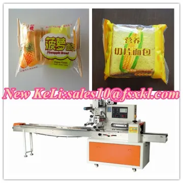 Big bread multifunction flow packaging machine