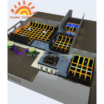 New Design Sky Multi-functional Trampoline Park