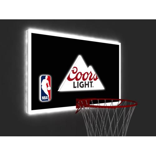 Coorslight basketball light sign