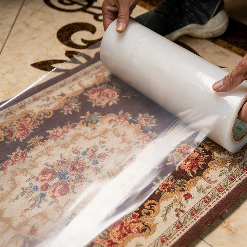 Delicate Natural Fibers Carpet Protective Film