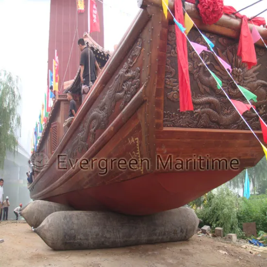 Floating Pneumatic Marine Ship Airbag for Heavy Lifting&Launching Landing D1.8m X L 18m