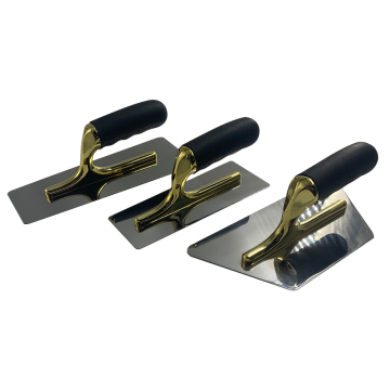Stainless Steel Concrete Trowel with TPR Handle for Plastering Rounded Corners