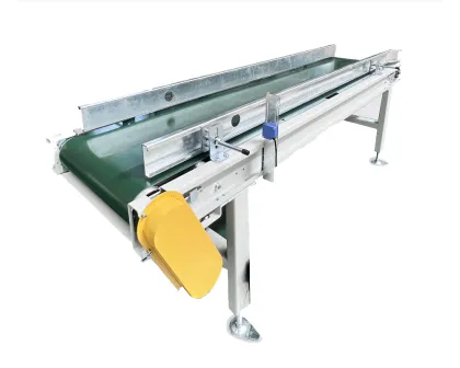 Packaging system equipment horizontal belt conveyor