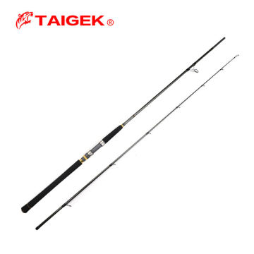 TAIGEK 2 Piece Full Carbon MH Medium Heavy Lure Weight 10-50g Sea Bass Spinning Rod