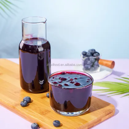 1.3kg Real Fruit Blueberry Jam: Perfect for Smoothies and Frozen Drinks