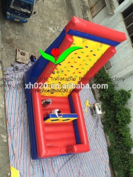 Popular inflatable climbing wall sports