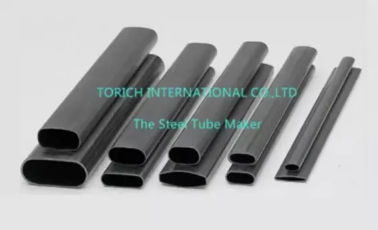 Welded Carbon Steel Flat Sided Elliptical Oval Tube