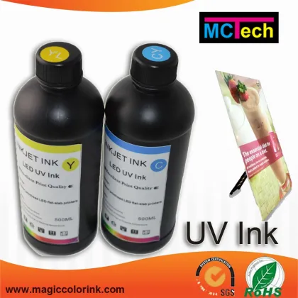 Bottle packing Flexible LED UV ink for Mimaki JFX1631 printer