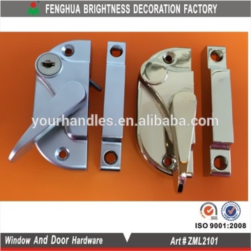 UK Zinc alloy gold PVD sash cam sliding door key locks